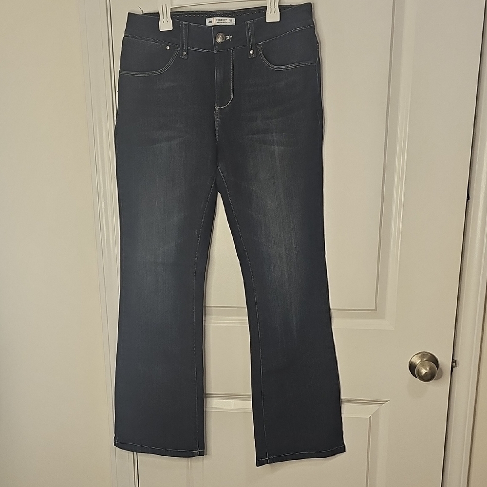 Lee Dark Blue Women's‎ Boot Cut Jeans Size 10P